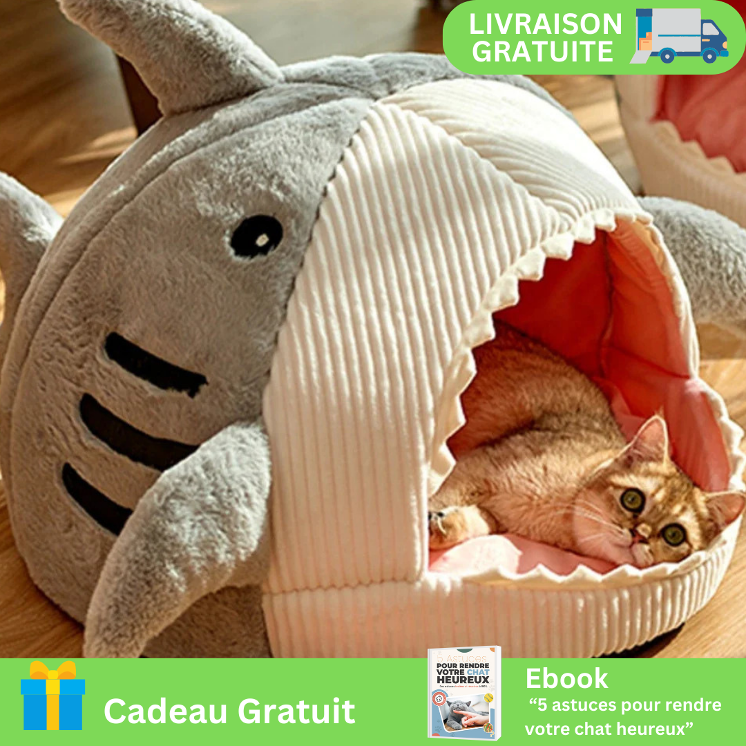 Niche pour chat - Shark Bed™