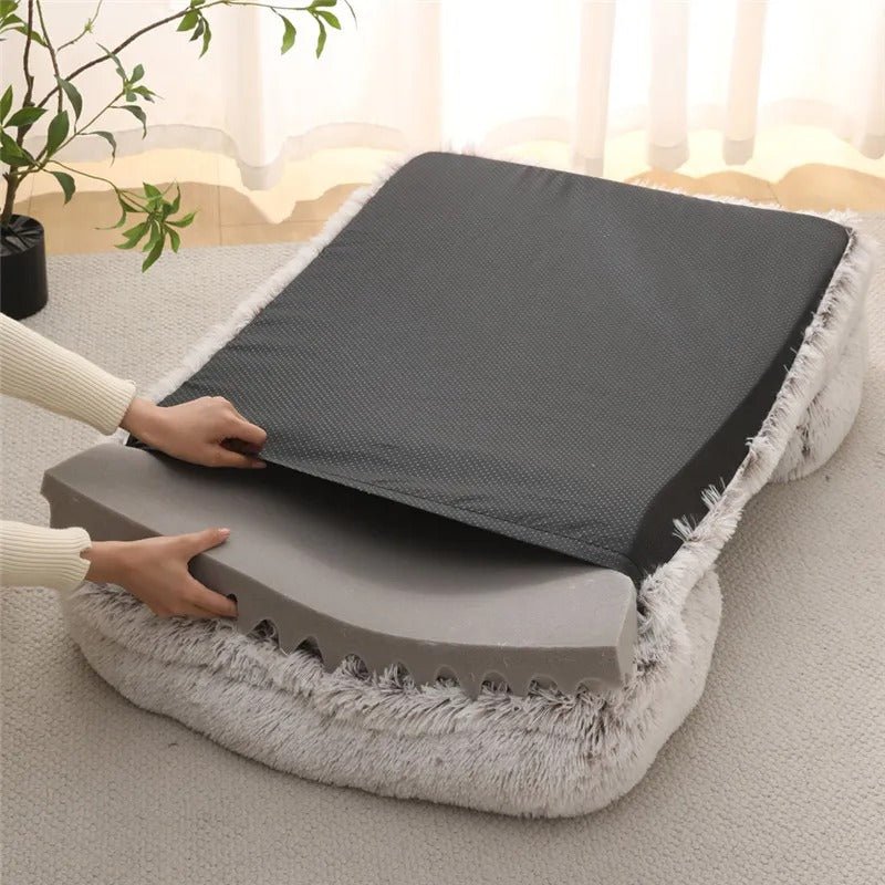 Coussin pour chat lavable et antidérapant