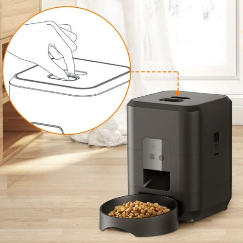 Distributeur de croquettes pour chat automatique - Smart Feed