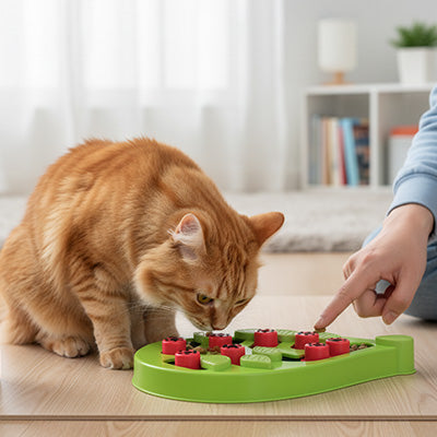 Jouet chat | Puzzle Gourmand Interactif