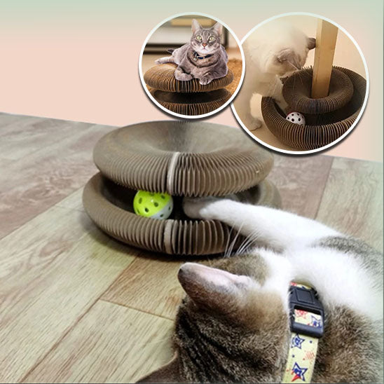 Jouet griffoir pour chat en carton