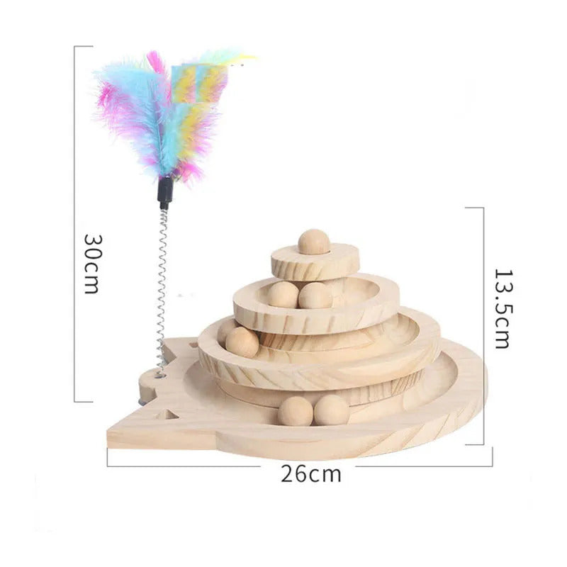 Jouet interactif pour chat Track Tower - Toy