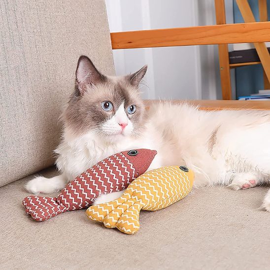 Jouet pour chat - Forme de poisson