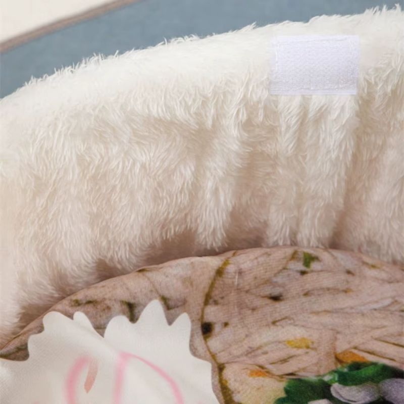 lit-pour-chat-en-peluche-doux