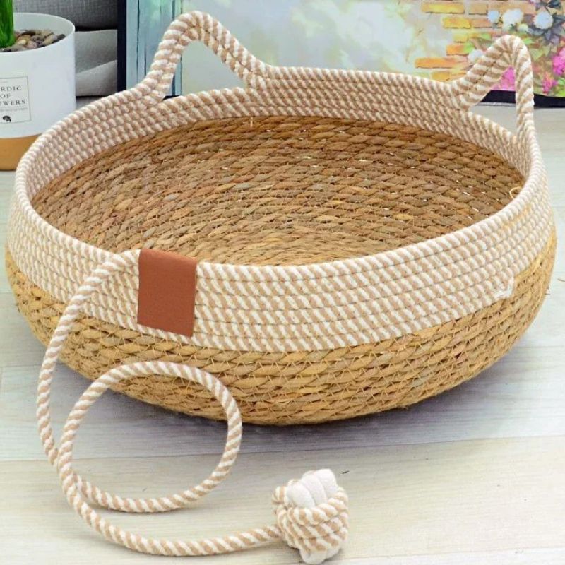 panier-en-osier-pour-chat-durable
