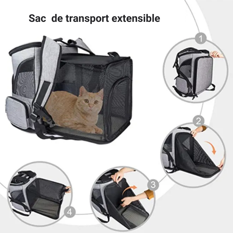 Sac Ă dos transport chat - Cocon mobile