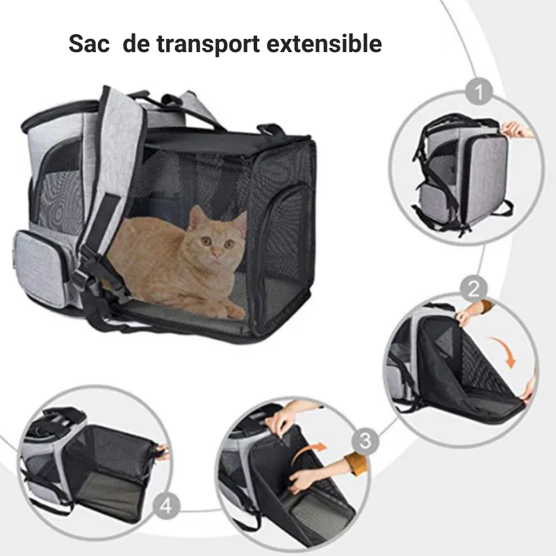 Sac à dos transport chat - Kitty Backpack™