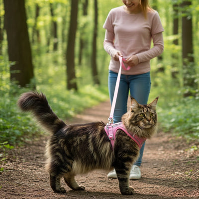 Promener son chat en harnais : est-ce sûr ? Guide complet