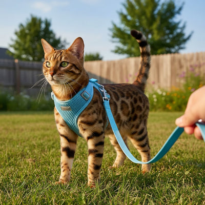 Comment mettre un harnais à un chat : le guide complet