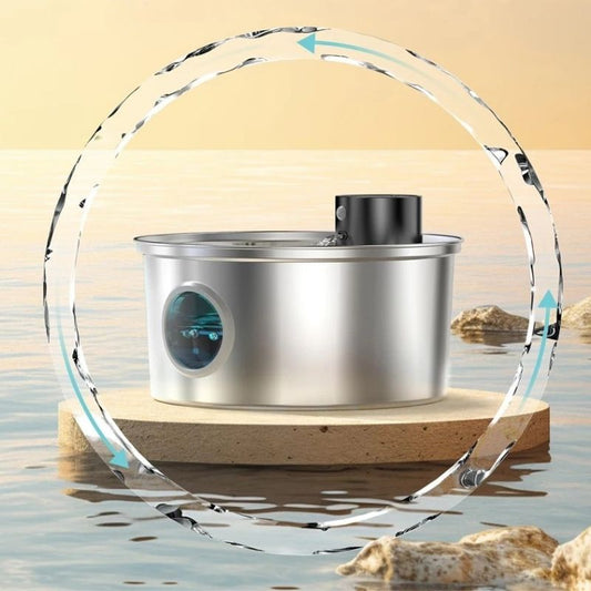 fontaine à eau sans fil en inox