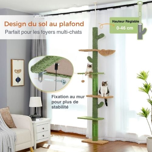 Arbre à chat - Tour cactus 230 cm