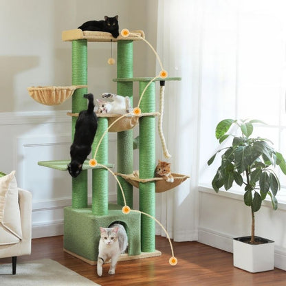Arbre à chat pour Maine Coon ou plusieurs chats- 170 cm