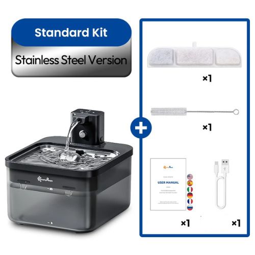 Fontaine à eau pour chat | Intelligente et Sans fil