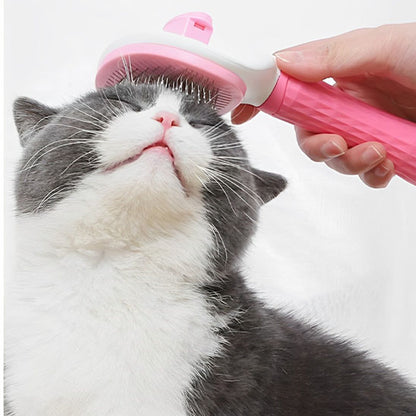 Brosse pour chat - Autonettoyante