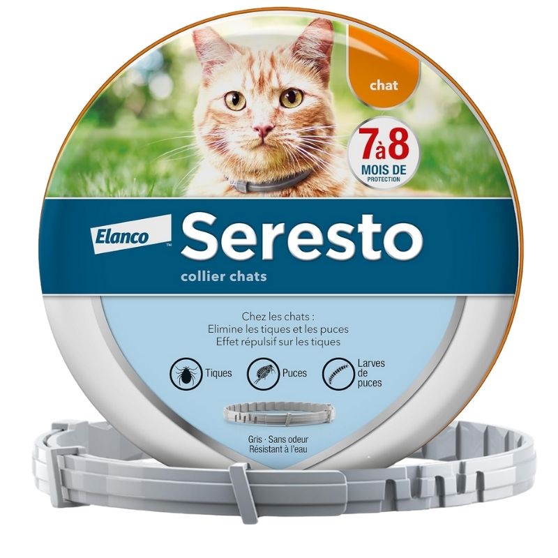 Collier Seresto Chat - Anti puce