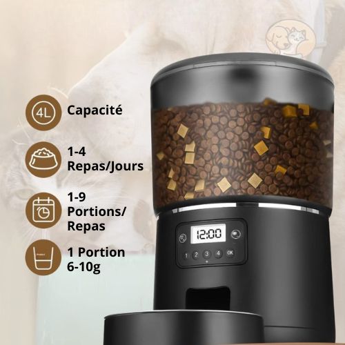 Distributeur automatique de croquettes pour chat - FreshFeed Pro