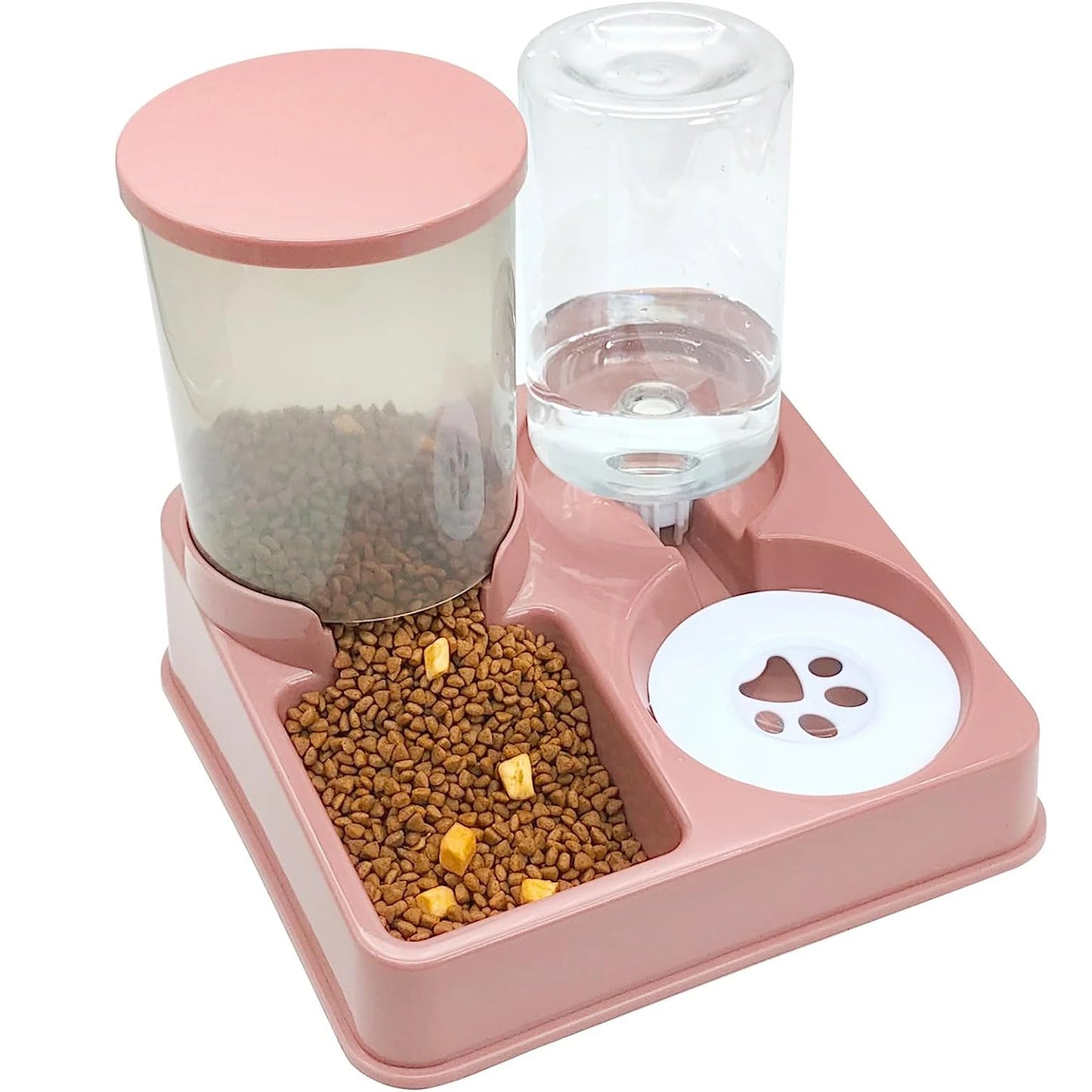 Distributeur eau et croquette chat – 2 en 1