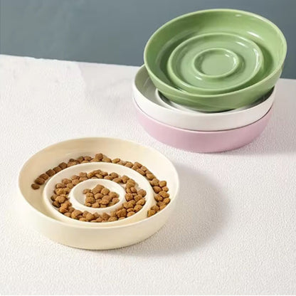 Gamelle Anti-Glouton Chaton | En céramique