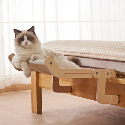 Hamac pour chat en bois