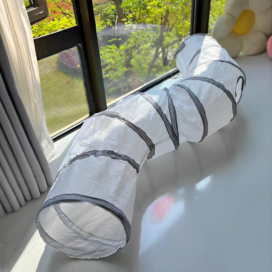 Tunnel jouet pour chat - Interactif