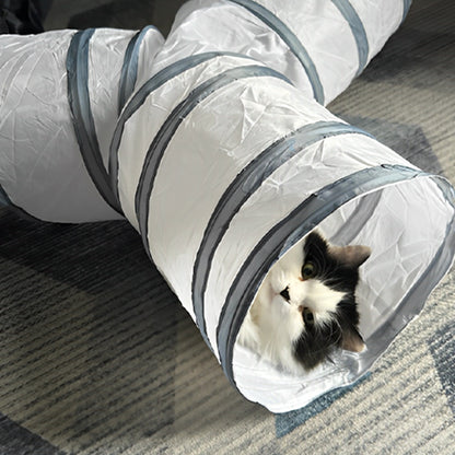 Tunnel jouet pour chat - Interactif