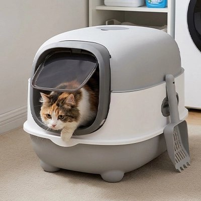 Bac à litière Chat