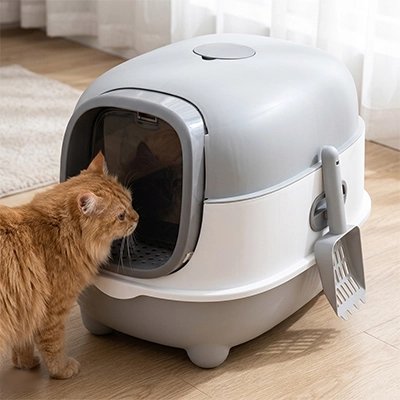 Bac à litière Chat