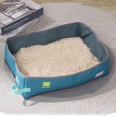 Bac à litière - Portable pour voyage