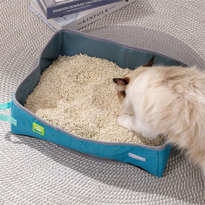 Bac à litière - Portable pour voyage