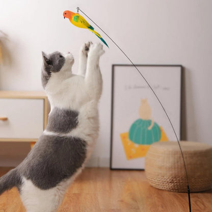 Baguette interactive jouet pour chat - À Ventouse