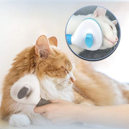 Brosse pour chat - Autonettoyante