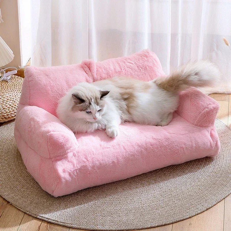 canape-pour-chat-rose