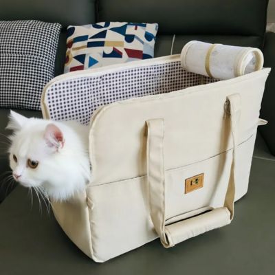 Chat sac de transport et Siège auto