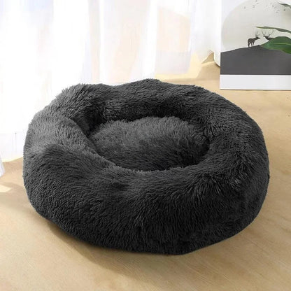 Coussin pour chat gris foncé