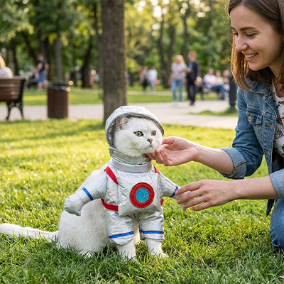 Déguisment chat astronaute
