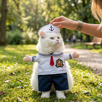 Déguisement pour Chat  Marin