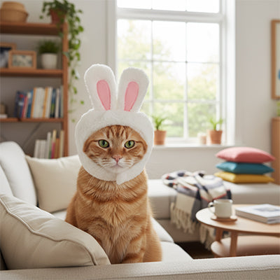 Déguisement pour chat - Oreille Lapin