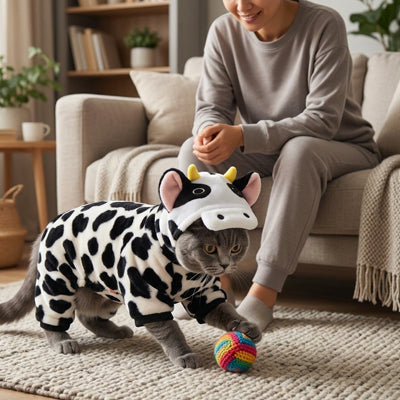 Déguisement pour Chat Vache