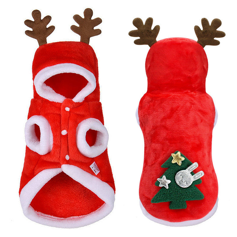 Costume pour chat - Bonhomme de neige