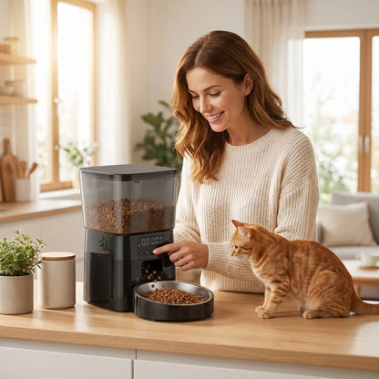 Distributeur automatique de croquettes chat- Cat Feeder