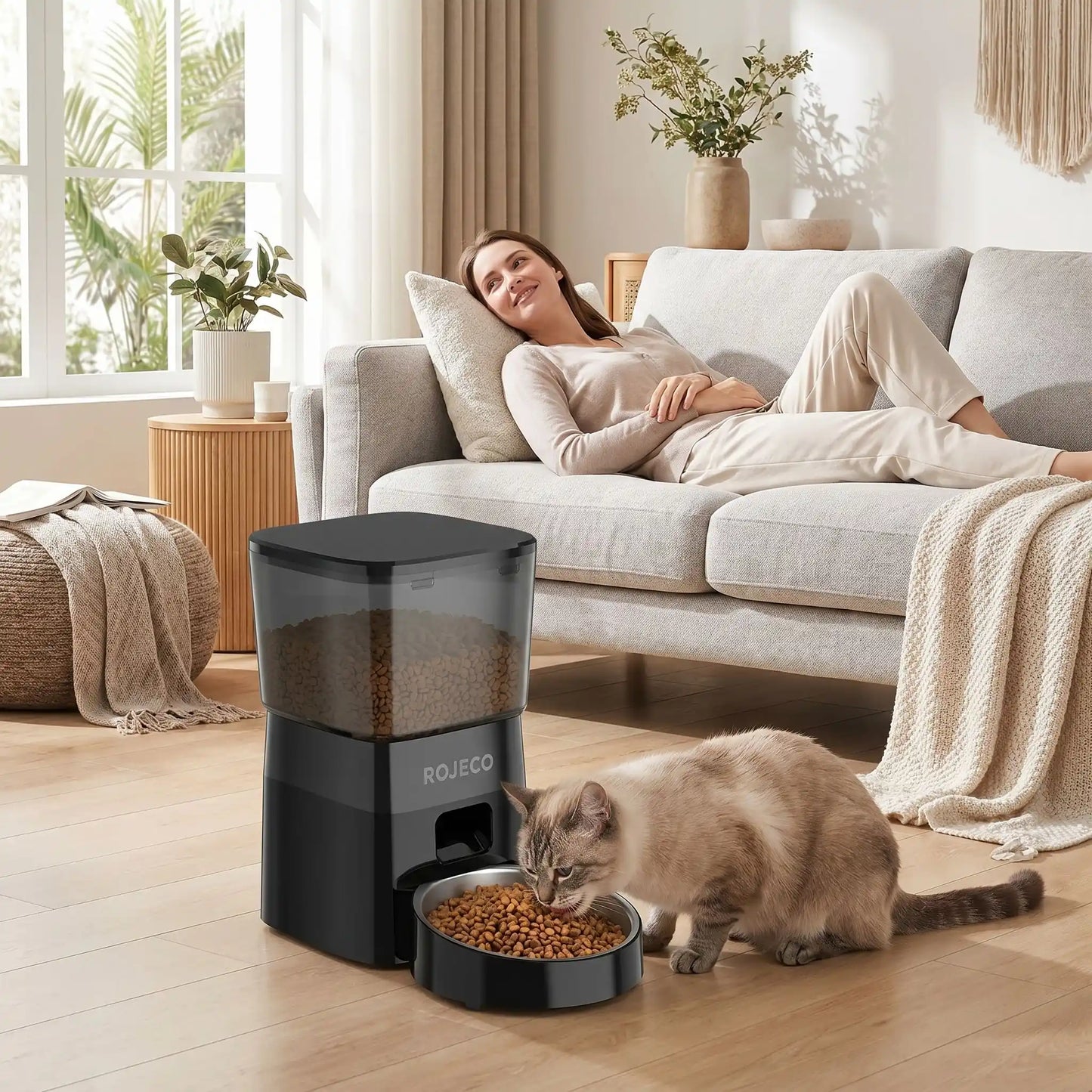 Distributeur automatique de croquettes chat- Cat Feeder