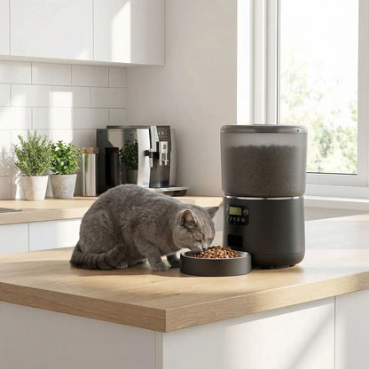 Distributeur automatique de croquettes pour chat - Smart Pet Feeder