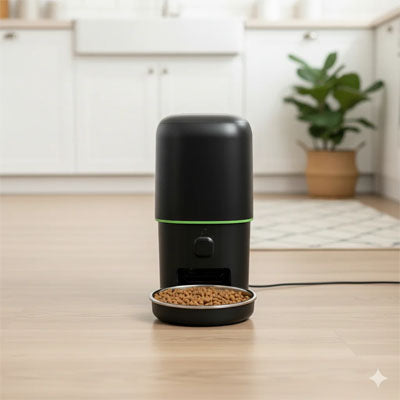 Distributeur de croquettes pour chat automatique - Avec Caméra Smart Connect