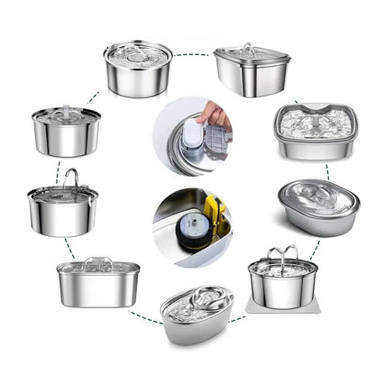 FILTRE FONTAINE A EAU CHAT - EFFICACITÉ TRIPLE ( LOT DE 12)