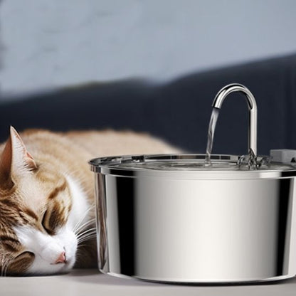 fontaine-a-eau-chat-silencieuse