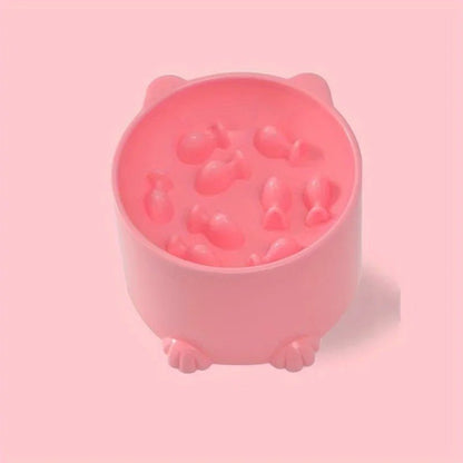 gamelle-anti-glouton-chat-surelevee-rose