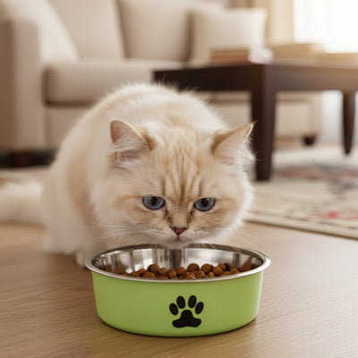 Gamelle inox antidérapante pour chat | Comfort Plus