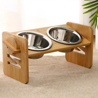 Gamelle chat surélevée | Hauteur et inclinaison réglable