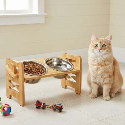 Gamelle chat surélevée | Hauteur et inclinaison réglable