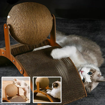 Griffoir chat - En carton et sisal 2 en 1
